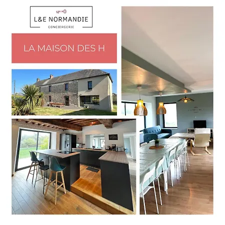 Maison Des H, Au Bord De L'etang Holiday home Canisy